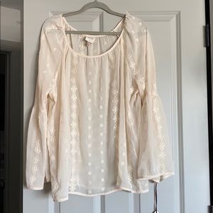 Brand new with tags Knox Rose bell sleeve blouse